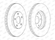 Bremsscheibe Vorderachse JURID 561248JC