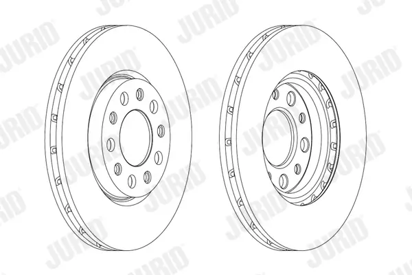 Bremsscheibe Vorderachse JURID 562916JC