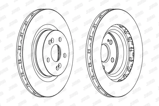 Bremsscheibe Vorderachse JURID 561331JC Bild Bremsscheibe Vorderachse JURID 561331JC