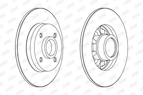 Bremsscheibe Hinterachse JURID 562936J Bild Bremsscheibe Hinterachse JURID 562936J
