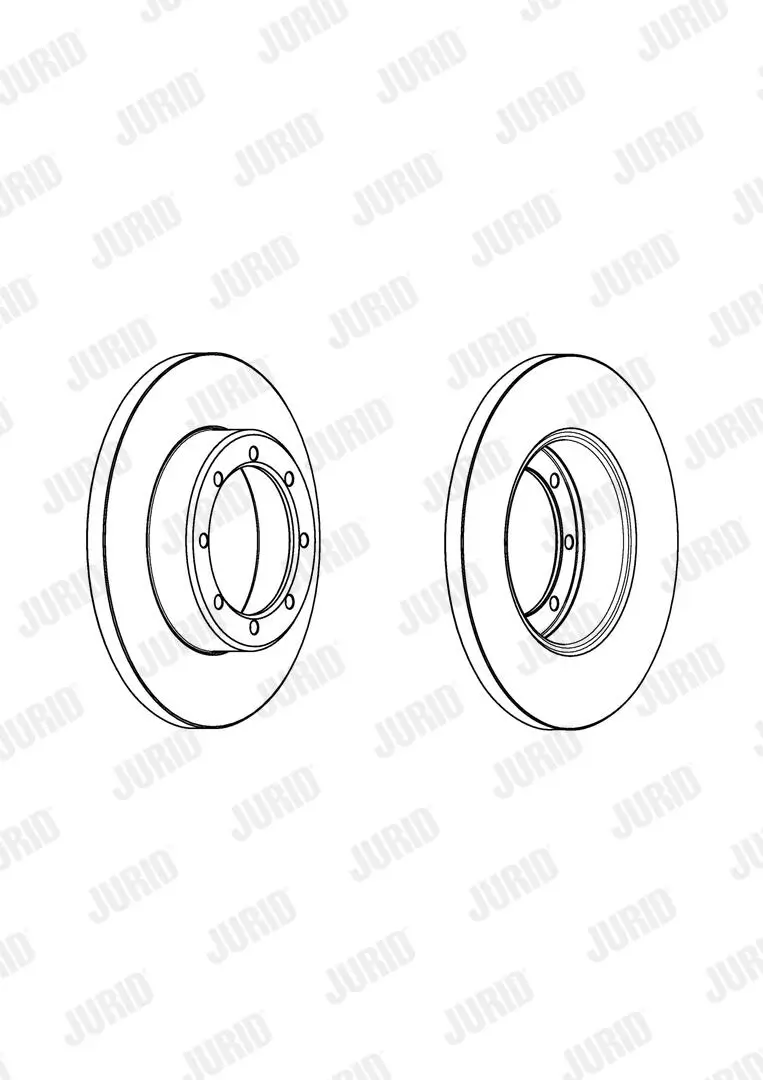 Bremsscheibe Hinterachse JURID 562941JC
