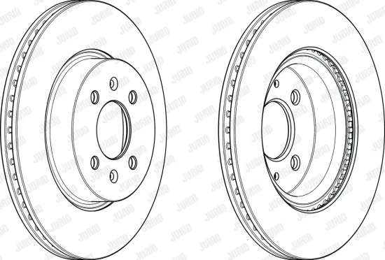 Bremsscheibe Vorderachse JURID 562944JC Bild Bremsscheibe Vorderachse JURID 562944JC