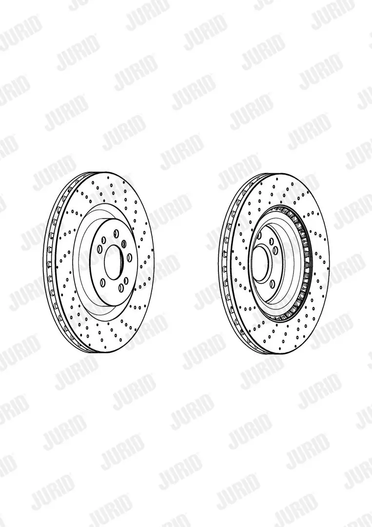 Bremsscheibe Vorderachse JURID 562954JC-1