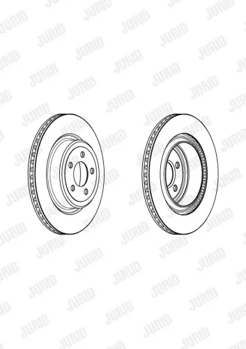 Bremsscheibe Hinterachse JURID 562966JC-1 Bild Bremsscheibe Hinterachse JURID 562966JC-1
