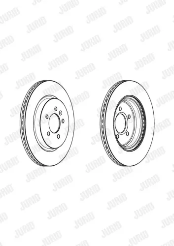 Bremsscheibe Hinterachse JURID 562975JC Bild Bremsscheibe Hinterachse JURID 562975JC