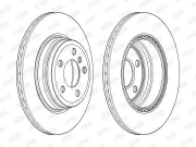 Bremsscheibe Hinterachse JURID 562980JC