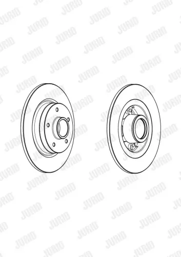 Bremsscheibe Vorderachse JURID 561330JC Bild Bremsscheibe Vorderachse JURID 561330JC