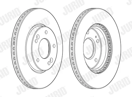 Bremsscheibe JURID 562986JC Bild Bremsscheibe JURID 562986JC