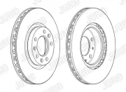 Bremsscheibe JURID 562991JC-1