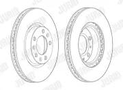 Bremsscheibe Vorderachse JURID 562992JC