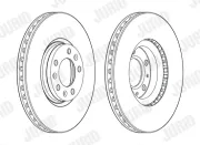 Bremsscheibe Vorderachse JURID 562994JC