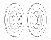 Bremsscheibe Hinterachse JURID 563001JC