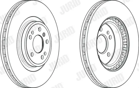 Bremsscheibe Vorderachse JURID 563002JC-1 Bild Bremsscheibe Vorderachse JURID 563002JC-1