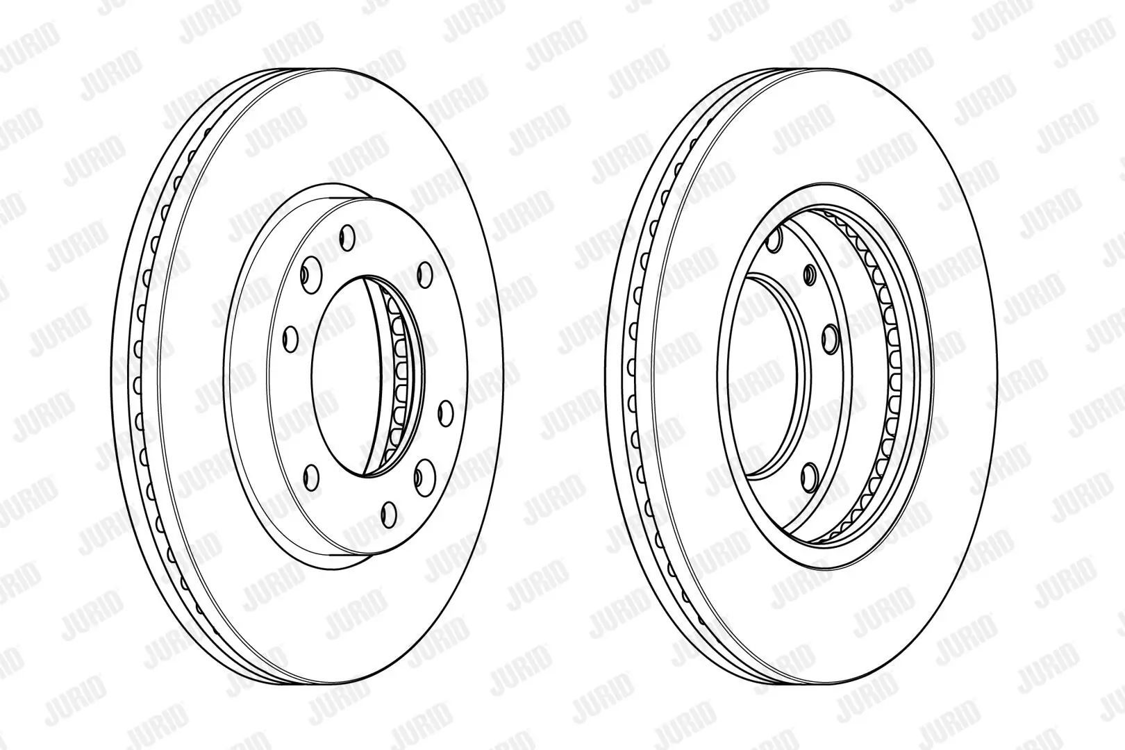 Bremsscheibe Vorderachse JURID 563006JC