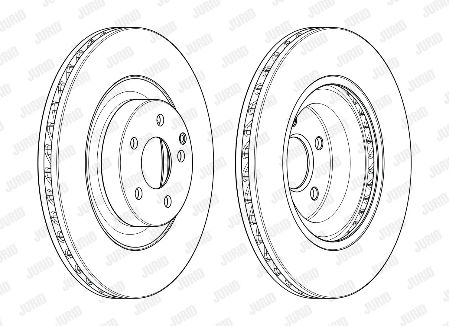 Bremsscheibe Vorderachse JURID 563012JC-1