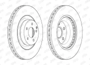 Bremsscheibe Vorderachse JURID 563012JC-1