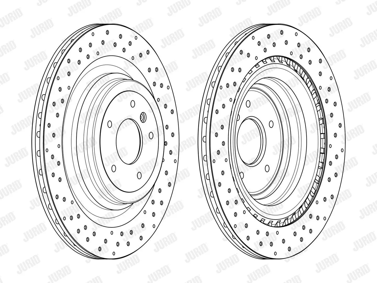 Bremsscheibe Hinterachse JURID 563017JC