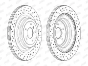 Bremsscheibe Hinterachse JURID 563017JC