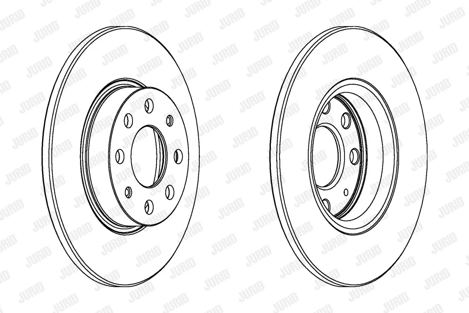 Bremsscheibe Vorderachse JURID 563020JC