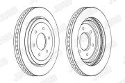 Bremsscheibe JURID 563024JC-1