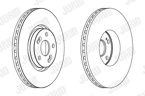 Bremsscheibe Vorderachse JURID 563025JC-1