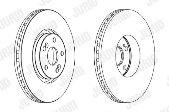 Bremsscheibe Vorderachse JURID 563025JC-1 Bild Bremsscheibe Vorderachse JURID 563025JC-1
