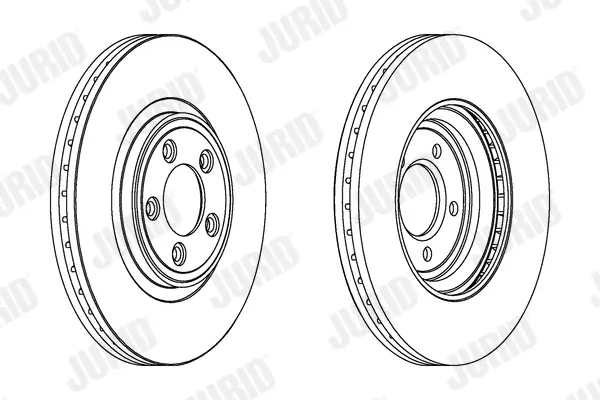 Bremsscheibe Vorderachse JURID 563029JC-1