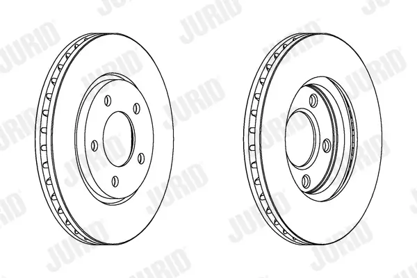Bremsscheibe Vorderachse JURID 563030JC