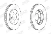 Bremsscheibe Vorderachse JURID 563030JC