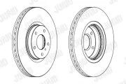 Bremsscheibe JURID 563032JC-1