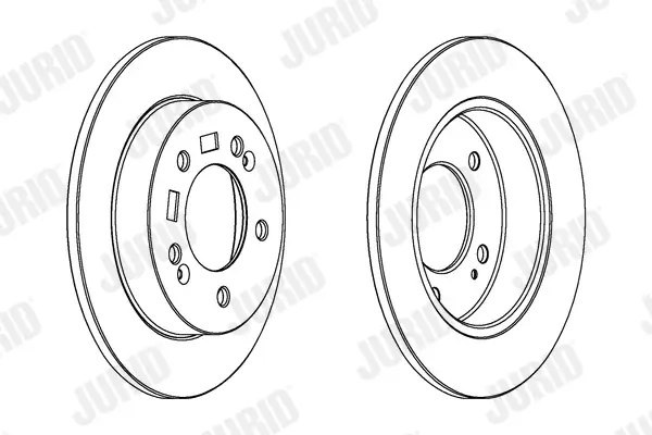 Bremsscheibe JURID 563033JC Bild Bremsscheibe JURID 563033JC