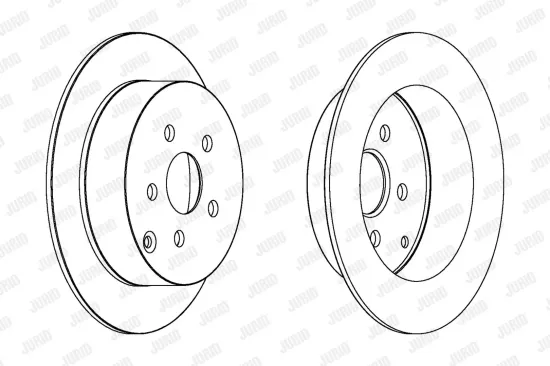 Bremsscheibe JURID 563037JC Bild Bremsscheibe JURID 563037JC
