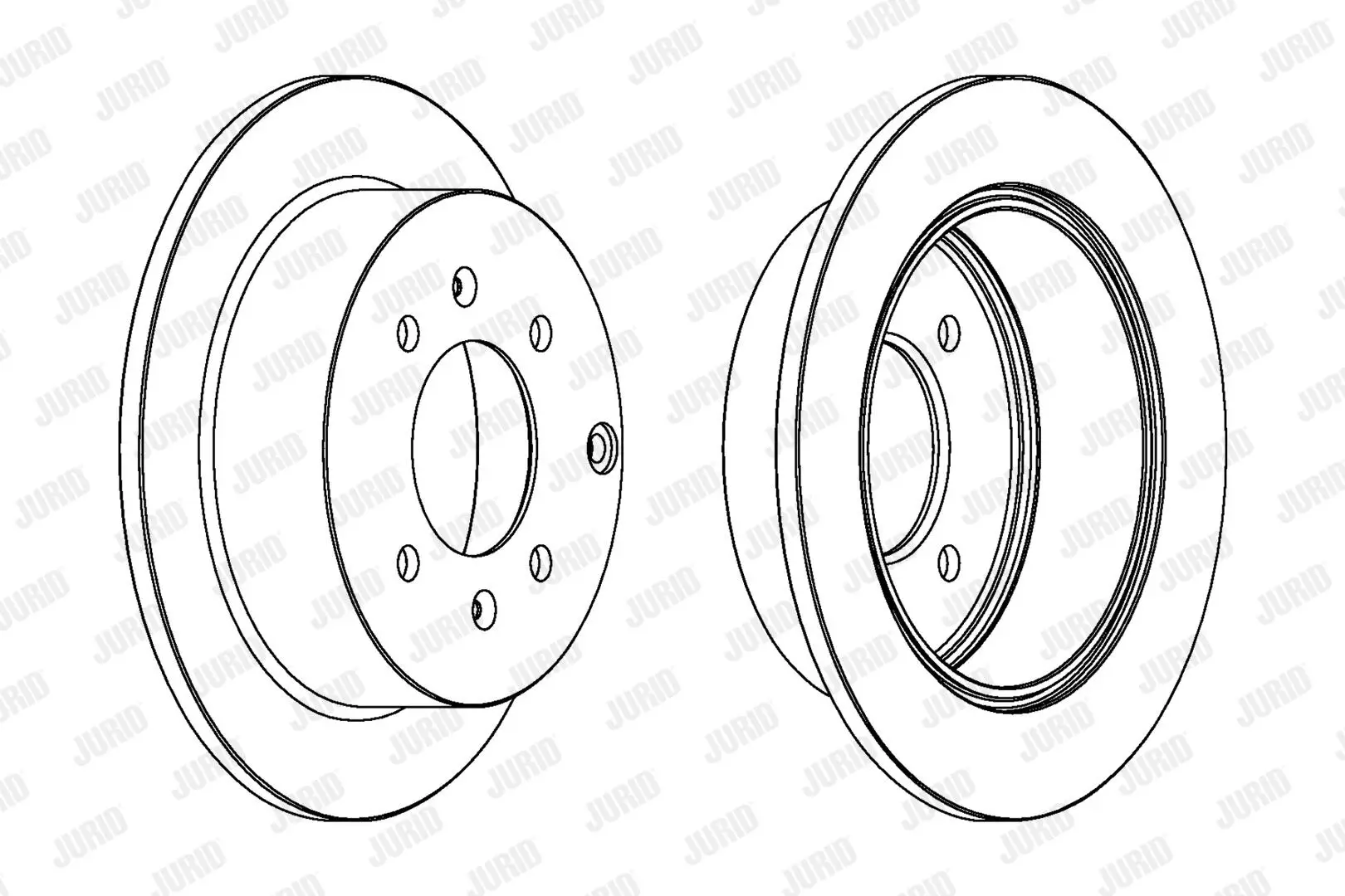 Bremsscheibe Hinterachse JURID 563042JC