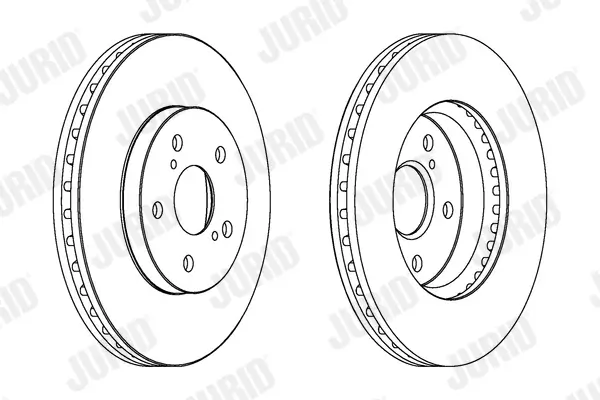 Bremsscheibe Vorderachse JURID 563047JC