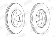 Bremsscheibe Vorderachse JURID 563047JC