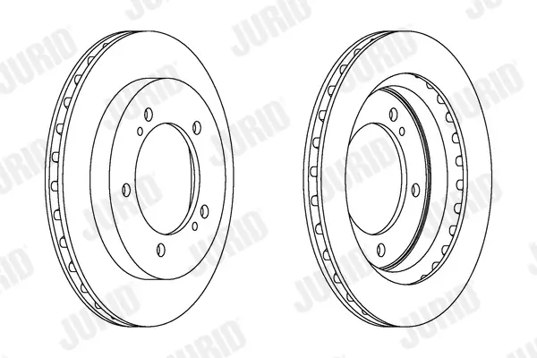 Bremsscheibe Vorderachse JURID 563049JC