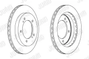 Bremsscheibe Vorderachse JURID 563049JC
