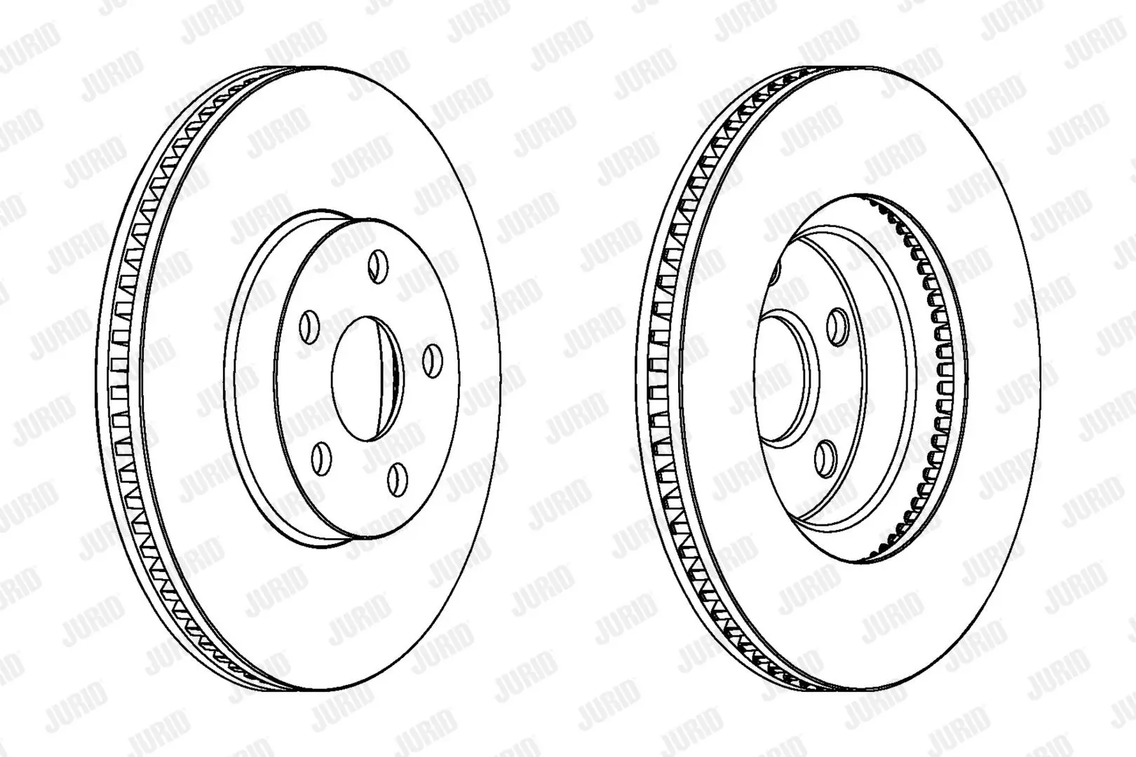 Bremsscheibe Vorderachse JURID 563051JC