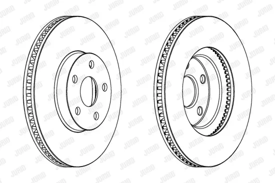 Bremsscheibe Vorderachse JURID 563051JC Bild Bremsscheibe Vorderachse JURID 563051JC