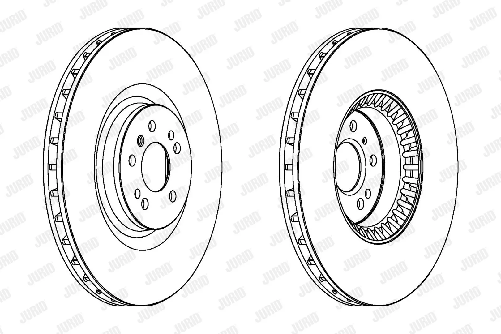 Bremsscheibe Vorderachse JURID 563054JC-1