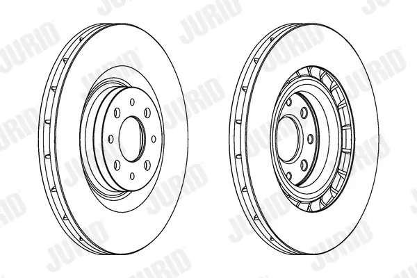 Bremsscheibe Vorderachse JURID 563057JC