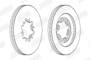 Bremsscheibe Vorderachse JURID 563060JC