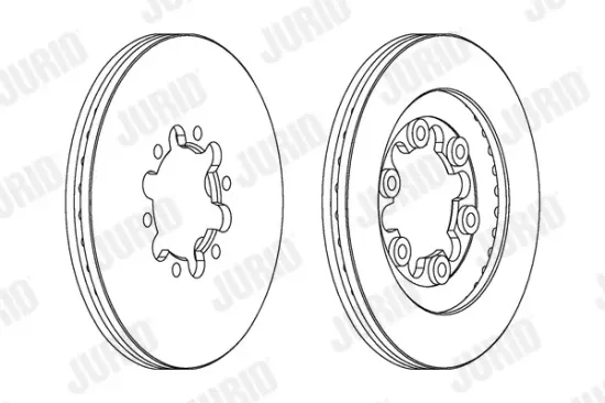 Bremsscheibe Vorderachse JURID 563060JC Bild Bremsscheibe Vorderachse JURID 563060JC