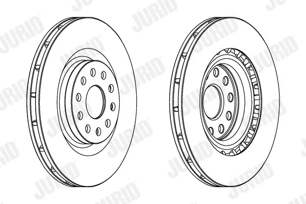 Bremsscheibe Vorderachse JURID 563062JC