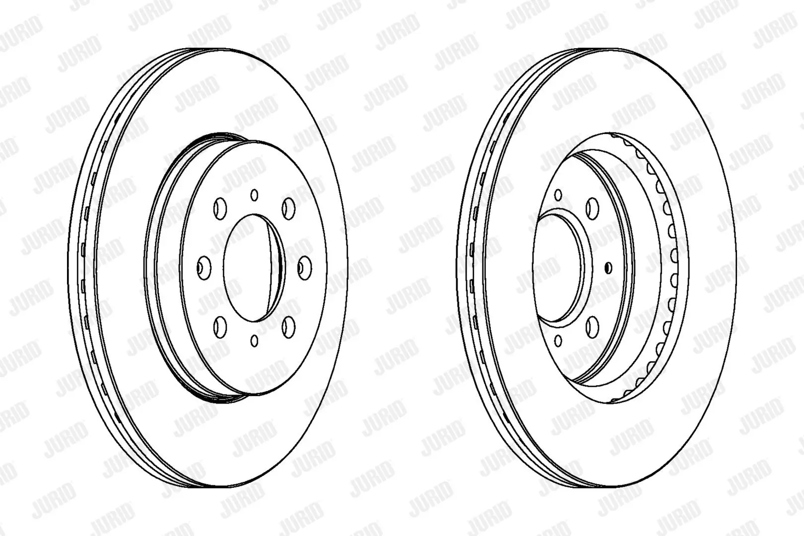 Bremsscheibe Vorderachse JURID 563065JC