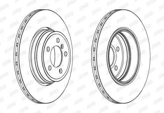 Bremsscheibe Hinterachse JURID 563066JC-1 Bild Bremsscheibe Hinterachse JURID 563066JC-1