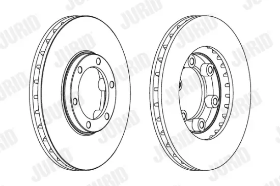 Bremsscheibe Vorderachse JURID 563072JC Bild Bremsscheibe Vorderachse JURID 563072JC