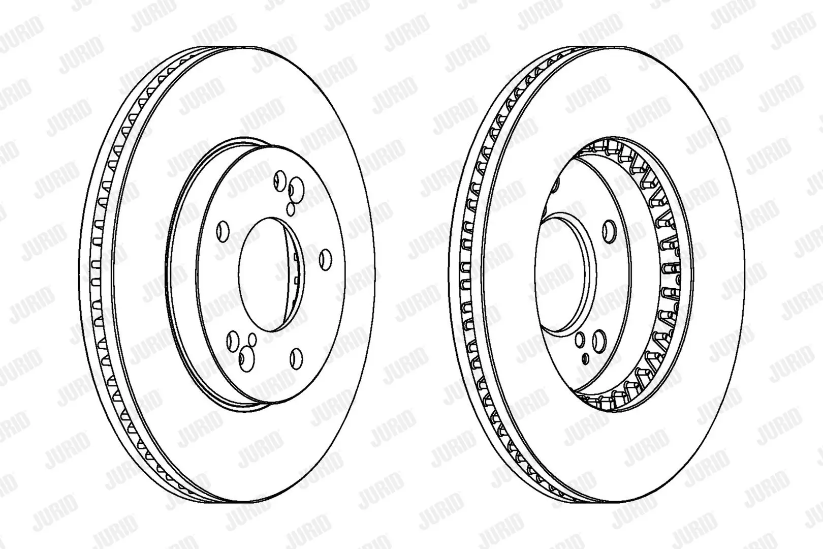 Bremsscheibe Vorderachse JURID 563076JC