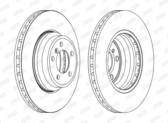 Bremsscheibe Vorderachse JURID 563078JC-1 Bild Bremsscheibe Vorderachse JURID 563078JC-1