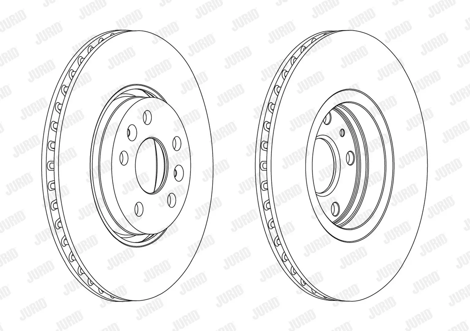 Bremsscheibe Vorderachse JURID 563091JC